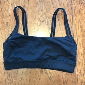 Black size 2 Lululemon sports bra